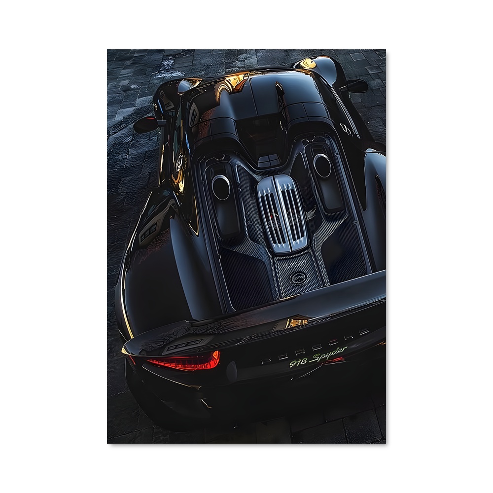Poster spyder élégant